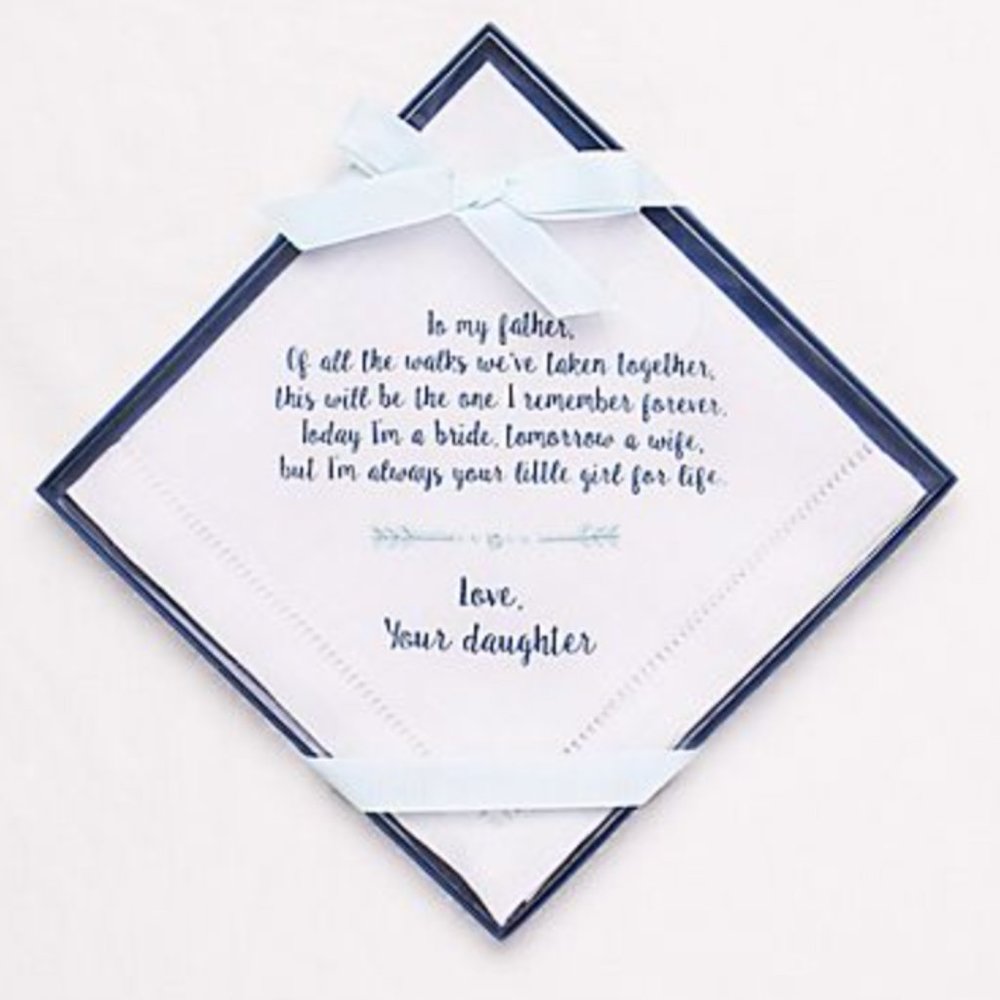 Brand New! Father of the Bride Handkerchief